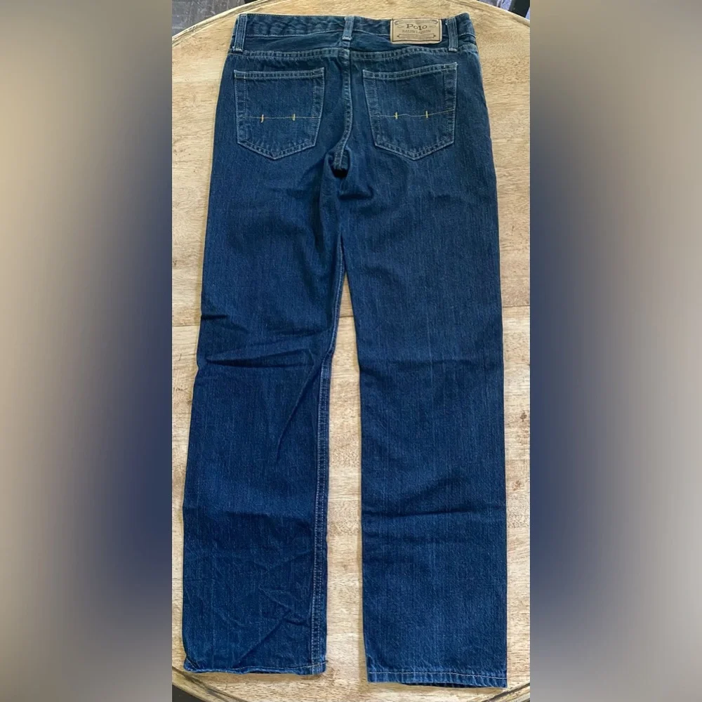Polo Ralph Lauren Big Boys’ Sz 14 Dark Wash Authentic Dungaree Denim‎ Jeans
